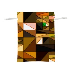 Abstract Experimental Geometric Shape Pattern Lightweight Drawstring Pouch (s) by Uceng