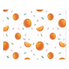 Oranges Premium Plush Fleece Blanket (large) by SychEva