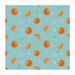 Oranges Pattern Medium Glasses Cloth by SychEva