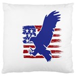 Usa Flag Eagle Symbol American Bald Eagle Country Large Cushion Case (Two Sides) Front