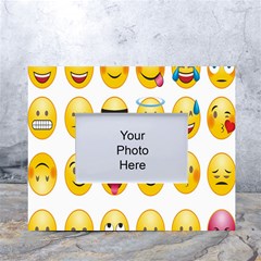 Smilie 123 White Tabletop Photo Frame 4 x6  by nateshop