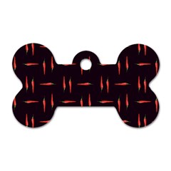 Hot Peppers Dog Tag Bone (one Side) by SychEva