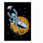 Astronaut Planet Space Science Small Garden Flag (Two Sides) Back