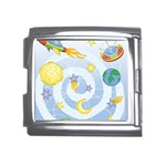 Science Fiction Outer Space Mega Link Italian Charm (18mm) Front