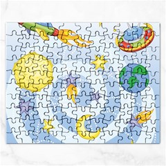 Science Fiction Outer Space Rectangular Jigsaw Puzzl by Salman4z
