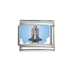 Rocket Shuttle Spaceship Science Italian Charm (9mm) by Salman4z