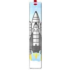 Rocket Shuttle Spaceship Science Large Book Marks by Salman4z
