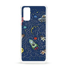 Cat Cosmos Cosmonaut Rocket Samsung Galaxy S20 6 2 Inch Tpu Uv Case by Salman4z