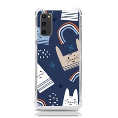 Colorful Cute Cat Seamless Pattern Samsung Galaxy S20 6 2 Inch Tpu Uv Case by Salman4z