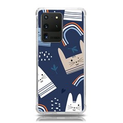 Colorful Cute Cat Seamless Pattern Samsung Galaxy S20 Ultra 6 9 Inch Tpu Uv Case by Salman4z