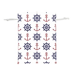 Nautical Seamless Pattern Lightweight Drawstring Pouch (l) by Salman4z