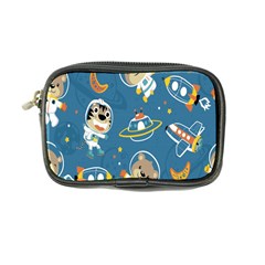 Seamless-pattern-funny-astronaut-outer-space-transportation Coin Purse by Salman4z