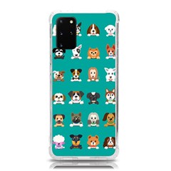 Different-type-vector-cartoon-dog-faces Samsung Galaxy S20plus 6 7 Inch Tpu Uv Case by Salman4z