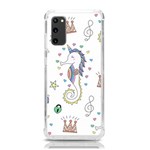 Seamless-pattern-cute-unicorn-cartoon-hand-drawn Samsung Galaxy S20 6.2 Inch TPU UV Case Front