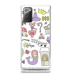 Fantasy-things-doodle-style-vector-illustration Samsung Galaxy Note 20 Tpu Uv Case by Salman4z