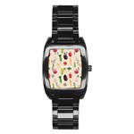 Vegetables Stainless Steel Barrel Watch Front