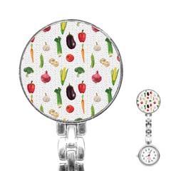 Vegetable Stainless Steel Nurses Watch by SychEva