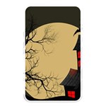 Halloween Moon Haunted House Full Moon Dead Tree Memory Card Reader (Rectangular) Front