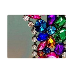 Colorful Diamonds Premium Plush Fleece Blanket (mini) by Sparkle