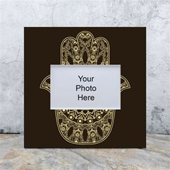 Hamsa-hand-drawn-symbol-with-flower-decorative-pattern White Box Photo Frame 4  X 6  by Salman4z