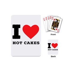 I Love Hot Cakes Playing Cards Single Design (mini) by ilovewhateva