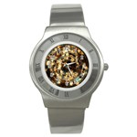Science Fiction Background Fantasy Stainless Steel Watch Front