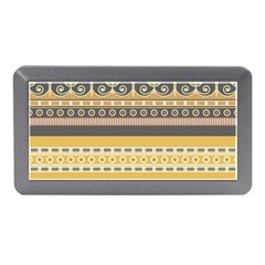 Seamless-pattern-egyptian-ornament-with-lotus-flower Memory Card Reader (mini) by Salman4z