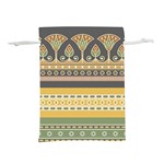 Seamless-pattern-egyptian-ornament-with-lotus-flower Lightweight Drawstring Pouch (L) Back