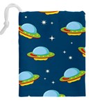 Seamless-pattern-ufo-with-star-space-galaxy-background Drawstring Pouch (5XL) Back