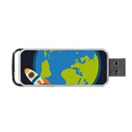 Spaceship-design Portable USB Flash (One Side) Front