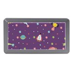 Space-travels-seamless-pattern-vector-cartoon Memory Card Reader (Mini) Front