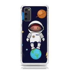 Boy-spaceman-space-rocket-ufo-planets-stars Samsung Galaxy S20 6 2 Inch Tpu Uv Case by Salman4z