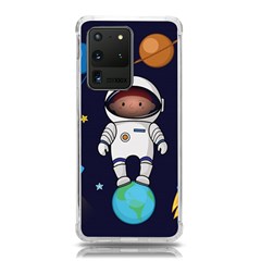 Boy-spaceman-space-rocket-ufo-planets-stars Samsung Galaxy S20 Ultra 6 9 Inch Tpu Uv Case by Salman4z