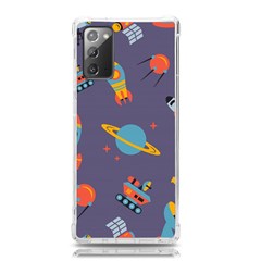 Space-seamless-pattern Samsung Galaxy Note 20 Tpu Uv Case by Salman4z