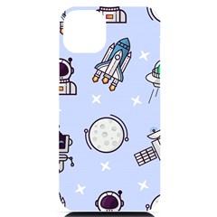 Seamless-pattern-with-space-theme Iphone 14 Plus Black Uv Print Case by Salman4z