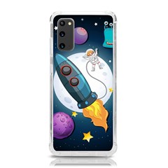 Spaceship-astronaut-space Samsung Galaxy S20 6 2 Inch Tpu Uv Case by Salman4z