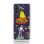Vector-flat-space-design-background-with-text -- Samsung Galaxy S20 6.2 Inch TPU UV Case Front