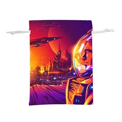 Far-future-human-colonization Lightweight Drawstring Pouch (l) by Salman4z