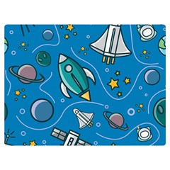 About-space-seamless-pattern Premium Plush Fleece Blanket (extra Small) by Salman4z