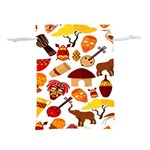 Africa-jungle-ethnic-tribe-travel-seamless-pattern-vector-illustration Lightweight Drawstring Pouch (M) Front