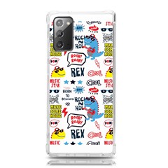 Monster-cool-seamless-pattern Samsung Galaxy Note 20 Tpu Uv Case by Salman4z
