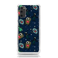 Monster-alien-pattern-seamless-background Samsung Galaxy S20 6 2 Inch Tpu Uv Case by Salman4z