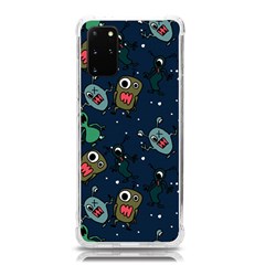 Monster-alien-pattern-seamless-background Samsung Galaxy S20plus 6 7 Inch Tpu Uv Case by Salman4z