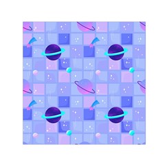 Seamless-pattern-pastel-galaxy-future Square Satin Scarf (30  X 30 ) by Salman4z