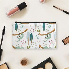 Pattern-sloth-woodland Cosmetic Bag (small) by Salman4z