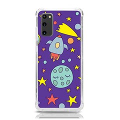 Card-with-lovely-planets Samsung Galaxy S20 6 2 Inch Tpu Uv Case by Salman4z