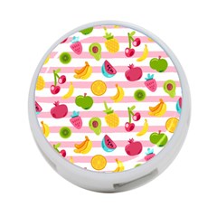 Tropical-fruits-berries-seamless-pattern 4-port Usb Hub (two Sides) by Salman4z