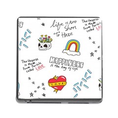 Abstract-fashion-background-suitable-fabric-printing Memory Card Reader (square 5 Slot) by Salman4z