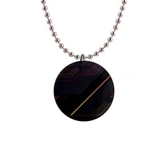 Gradient-geometric-shapes-dark-background 1  Button Necklace by Salman4z
