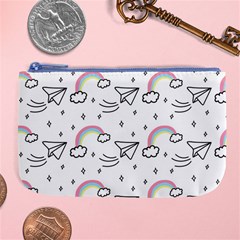 Cute-art-print-pattern Large Coin Purse by Salman4z